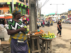 Une vue de Lagos : Le quartier d'Ikeja