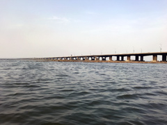 The Third Mainland Bridge au centre de Lagos