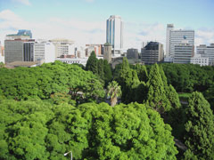 Vue du centre de la ville de Harare