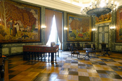 l'intérieur du palais de Christiansborg