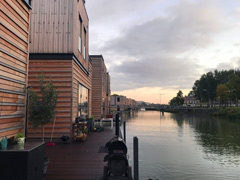 Maisons flottantes à Rotterdam