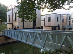 Maisons flottantes à Rotterdam