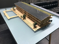 Une maquette du Bureau Flottant de Rotterdam