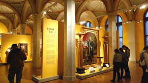L'intérieur du Nationalmuseum suédois (ou Musée des Beaux-Arts)