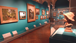 L'intérieur du Nationalmuseum suédois (ou Musée des Beaux-Arts)