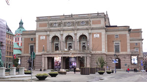 L'Opéra Royal de Suède à Stockholm (l'Opéra Gustavien).