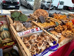 Lyon : Marché du matin le long de la Saône