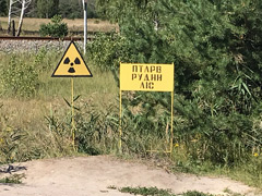 Tchernobyl : "hotspot" ou lieu à très forte radioactivité.