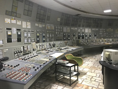 Tchernobyl : la salle de contrôle du réacteur N°3