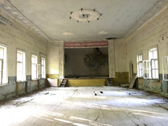 L’intérieur du centre Culturel de Zallissya