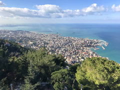 Beyrouth: vue plongeante sur la ville