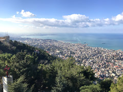 Beyrouth: vue plongeante sur la ville