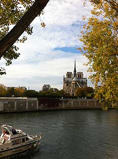 l'arrière de La Cathédral de Notre-Dame