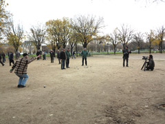 Pétanque au Champs de Mars