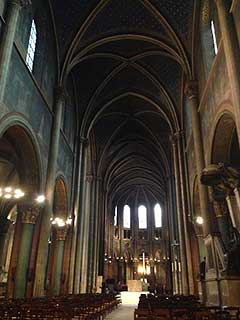 L'intérieur de L'Abbaye Saint-Germain-des-Prés