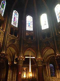 L'intérieur de L'Abbaye Saint-Germain-des-Prés