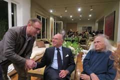 Ivry Gitlis et le Premier Ministre Bernard Cazneuve.