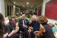 Ivry Gitlis et le Premier Ministre Bernard Cazneuve.