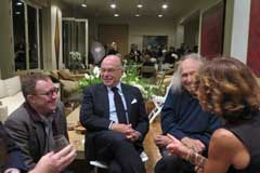 Ivry Gitlis et le Premier Ministre Bernard Cazneuve.