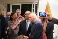 Ivry Gitlis et le président François Hollande