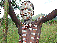 Africa, Ethiopia, the Surma People of the Omo Valley