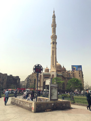 カイロ：ラムセス広場：Al-Shohadaa：アル・ショハダー駅の入り口