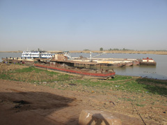モプティで見えるニジェール川