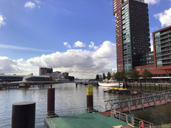 オランダの首頭アムステルダムから約80キロ離れているロッテルダム市の実景