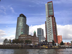 ロッテルダム市の実景