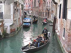 イタリア，ヴェネツィア，ベニス：撮影・取材コーディネーターのロケ現場からの写真