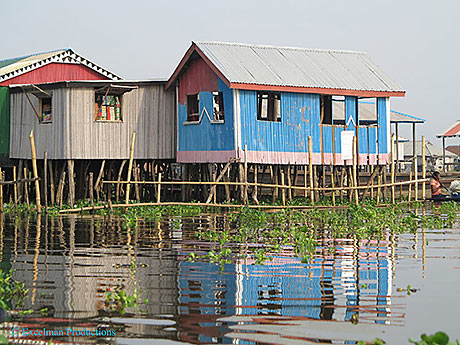 ベナン共和国の水上集落：ガンビエ