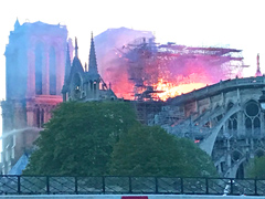 ノートルダム大聖堂の火災