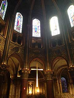 フランス，パリ：サン・ジェルマン・デ・プレ教会内
