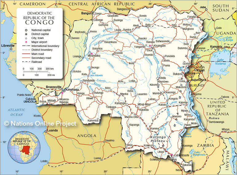 コンゴ民主共和国（旧ザイール）